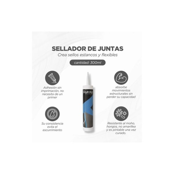 Sellador Poliuretánico Placas Rukko Calidad Internacional